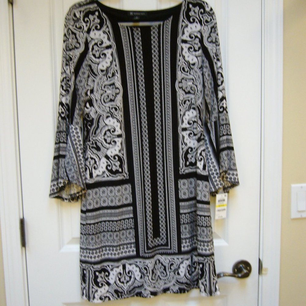 New INC Grandeur Paisley Shift Dress